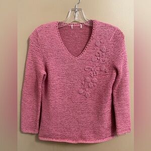 Pink Embroidered Top